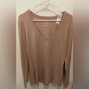 Banana Republic Peach Long Sleeve Shirt